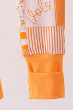 Tennessee floral checkered long sleeve bamboo romper - ARIA KIDS