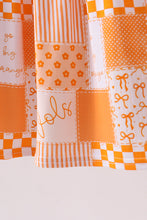 Tennessee floral checkered bamboo dress - ARIA KIDS