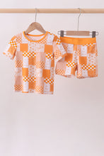 Tennessee floral checkered bamboo pajama set - ARIA KIDS