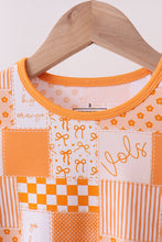 Tennessee floral checkered bamboo pajama set - ARIA KIDS