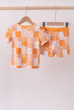 Tennessee floral checkered bamboo pajama set - ARIA KIDS