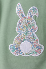 Sage floral bunny applique skorts set - ARIA KIDS