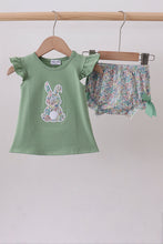 Sage bunny applique bloomer set - ARIA KIDS
