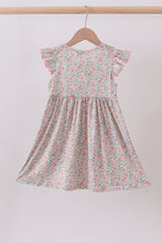 Floral bunny applique ruffle dress - ARIA KIDS