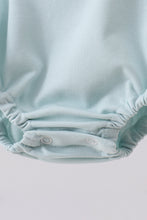 Blue stripe bunny applique bubble - ARIA KIDS