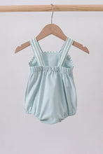 Blue stripe bunny applique bubble - ARIA KIDS