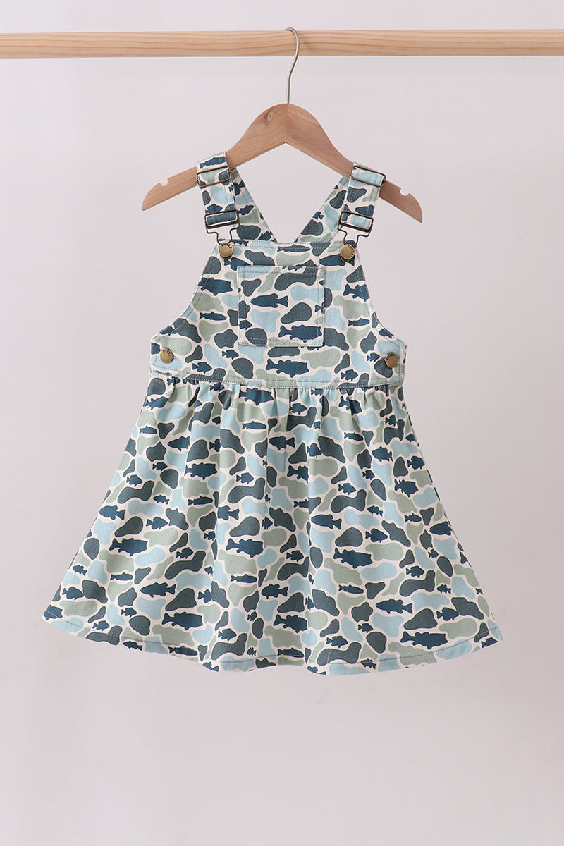Camouflage denim dress - ARIA KIDS