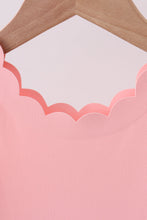Pink scalloped active mom&me dress - ARIA KIDS
