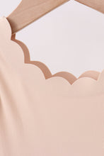 Cream scalloped active dress - ARIA KIDS