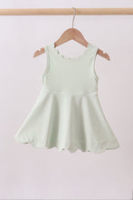 Sage scalloped active dress - ARIA KIDS