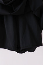 Black scalloped active mom&me dress - ARIA KIDS
