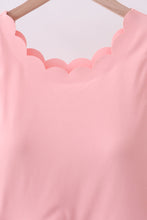 Pink scalloped active mom&me dress - ARIA KIDS