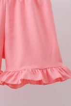 Pink bunny smocked lace collar shorts set - ARIA KIDS