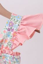 Floral smocked ruffle dress