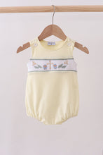 Yellow cross sheep embroidery bubble - ARIA KIDS