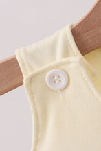 Yellow cross sheep embroidery bubble - ARIA KIDS
