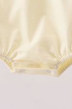 Yellow cross sheep embroidery bubble - ARIA KIDS