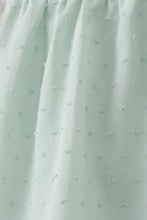 Green swiss dot cross sheep ruffle shorts set - ARIA KIDS