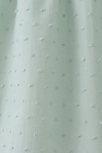 Green swiss dot cross sheep ruffle dress - ARIA KIDS