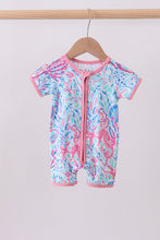 Marine creature bamboo zipper romper - ARIA KIDS