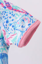 Marine creature bamboo zipper romper - ARIA KIDS