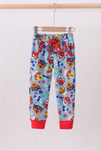 Blue character bamboo pants - ARIA KIDS