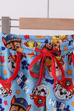 Blue character bamboo pants - ARIA KIDS