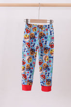 Blue character bamboo pants - ARIA KIDS