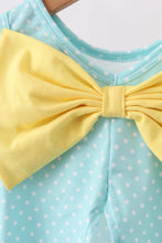 Summer lemon smocked bow bloomer set - ARIA KIDS