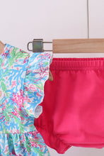 Mint island bloom ruffle bloomer set - ARIA KIDS