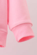 Pink hand-sewn bow mom&me sweatshirt - ARIA KIDS