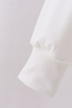 Cream hand-sewn bow mom&me sweatshirt - ARIA KIDS