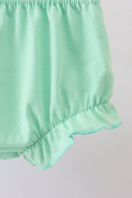 Blue marine creature print ruffle bloomer set - ARIA KIDS