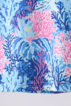 Blue marine creature print top - ARIA KIDS