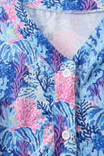 Blue marine creature print dress - ARIA KIDS