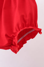 Blue flag embroidery seersucker bloomer set - ARIA KIDS
