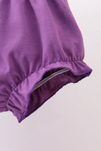 Lavender floral smocked ruffle bloomer set - ARIA KIDS