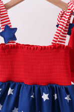 Blue star smocked bloomer set - ARIA KIDS