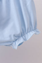 Blue flag smocked ruffle bloomer set - ARIA KIDS
