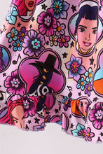 Purple character bamboo dress - ARIA KIDS