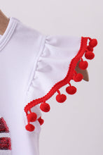 White bow sequin skort set - ARIA KIDS