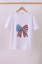 White bow sequin mom&me top - ARIA KIDS
