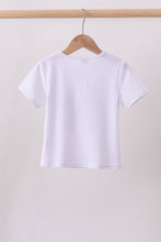 White bow sequin mom&me top - ARIA KIDS