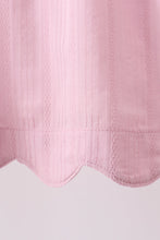 Pink fireworks flag smocked jacquard scalloped ruffle bloomer set - ARIA KIDS