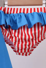 Blue bow sequin 2pc swimsuit - ARIA KIDS