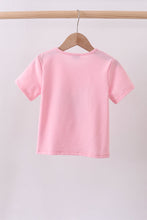 Pink flag bow sequin mom&me top - ARIA KIDS