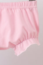 Blue Stripe Bow Seersucker Bloomer Set - ARIA KIDS