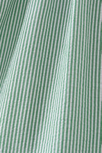 Green Watermelon Stripe Smocked Embroidered Seersucker Dress - ARIA KIDS