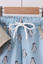 Penguin print shorts set - ARIA KIDS