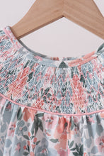 Pink Floral Smocked Bloomer Set - ARIA KIDS